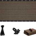 90% Sun Shade Cloth with Grommets, 12 X 20 FT Pergola Shade Cover, Mesh Tarp Sun Screen for Patio, Outdoor, Garden, Backyard