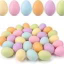 Sotiff 36 Pieces Pastel Easter Eggs Foam Easter Eggs Decorations for Basket Vase Fillers Table Setting DIY Wreath Garland Spring Party Favors Home Centerpiece Decor