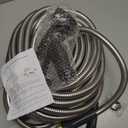 Stainless Steel Garden Hose 75ft Heavy Duty Metal Water Hoses with 10 Function Water Hose Nozzles for Yard Outdoor