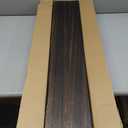 HXSWY Wood Floating Shelves for Wall, Wooden Wall Shelves for Bedroom, Wall Mounted Shelves for Living Room, Set of 4 Brown 36 Inch