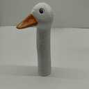 Suzile 1 Piece Porch Goose Statue Goose Decorative Garden Stake Funny Porch Goose Resin Garden Lawn Yard Decor Gifts for Home Outdoor Patio