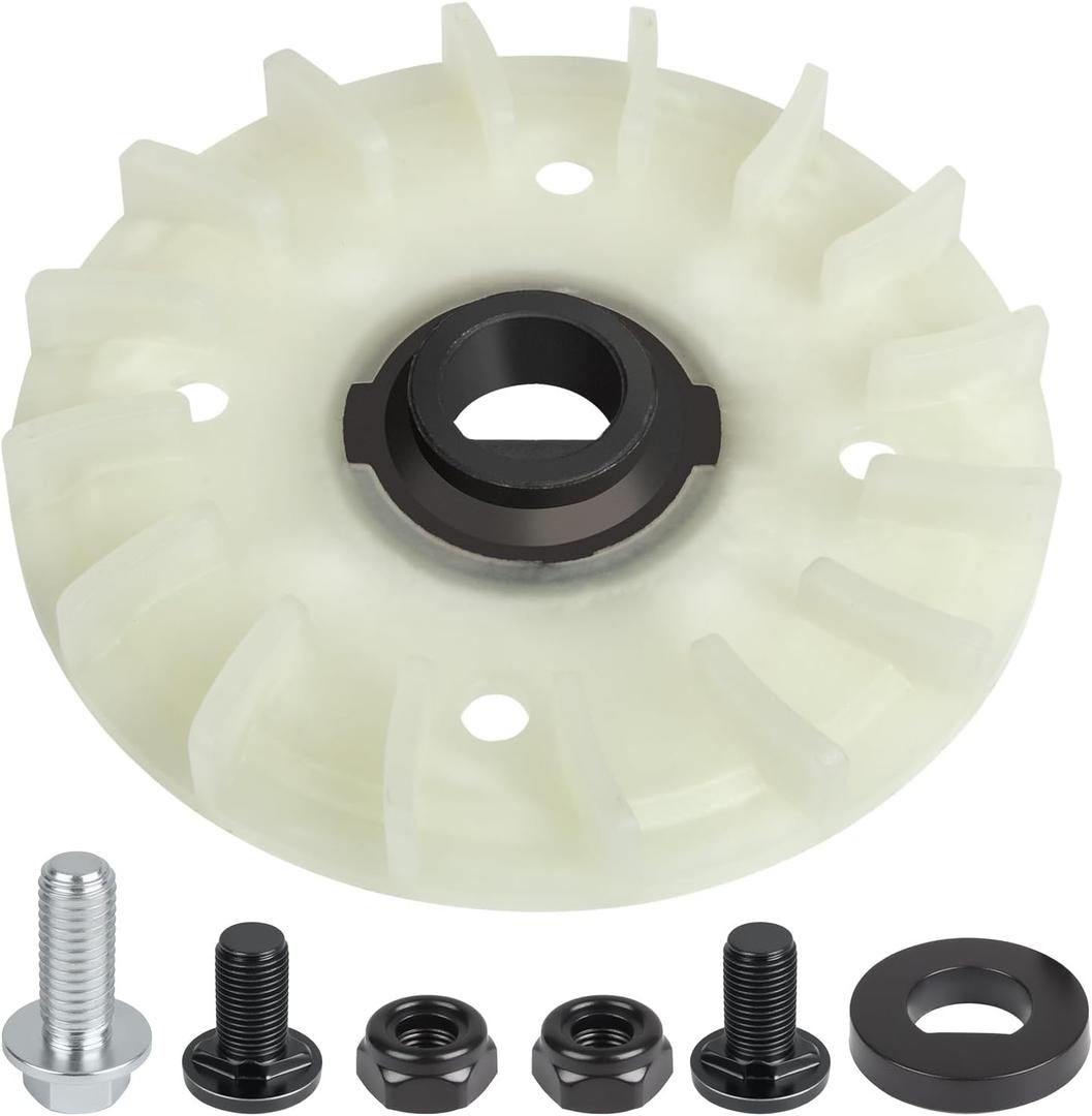 Mower Blade Bolt & Fan Hardware Kit for EGO Power+ 21" Mowers, Includes Drive Fan, Center Flange Bolt, Washers, Support Bolts & Lock Nuts, Replaces 3403110001-K 5640226002 5650705002 5630351002