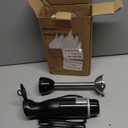 Bonsenkitchen Hand Blender, Immersion Blender with 2 Mixing Speed, Electric Handheld Mixer Portable Stick Mixer with Stainless Steel Blades for Soup, Smoothie, Puree, Baby Food