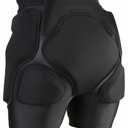 3D Protection Padded Shorts, Hip Butt Tailbone Crash Pad Pants, Impact Protective Gear for Figure Skating Snowboarding Ski Roller Skateboard XL