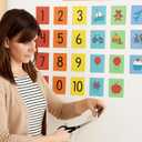 Adhesive Magnetic Sheets 8 x 10 Inch, 18 Packs Magnetic Sheets with Adhesive Backing - 0.5mm Thickness Flexible Magnet Sheets for Dies Storage, Craft Projects, Photos, School, Office