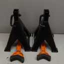 Jack Stands 6 Ton (13,200 LBs), 15.6"-23.4" Adjustable with Double Pin Locking,Heavy Duty Jack Stands with Extra Rubber Pads,Car Lifts for Home Garage 1 Pair Black