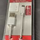 Wireless Gear Sync & Charge Cable 6 ft. White 2 Pack