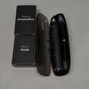 Aquasonic Black Series Ultra Whitening Toothbrush  ADA Accepted Electric Toothbrush- 8 Brush Heads & Travel Case  40,000 VPM Electric Motor & Wireless Charging - 4 Modes w Smart Timer