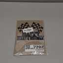 Race Car Cake Topper - Checkered Flag, Glitter, Happy Birthday Theme Cake Decor