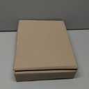 Bedsure 100% Washed Cotton Duvet Cover Queen Size - Light Brown Minimalist Cotton Duvet Cover Linen Like for All Seasons - Gentle Soft Plain Simple Bedding, 3 Pieces (Light Brown, Queen, 90"x90")