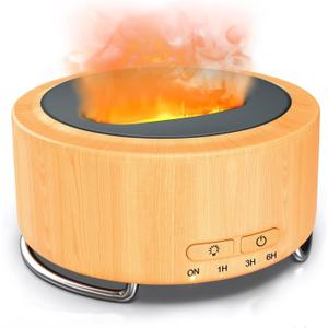 Essential Oil Diffuser for Home: 500ML Aroma Diffuser for Hotel Office Yoga Room - Humidifier with 9 Colors LED Night Light for Kids/Women Home Relaxation,Orange Yellow1
