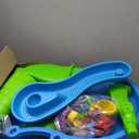 Step2 Rain Showers Splash Pond Water Table, Kids Water and Sand Activity Sensory Playset, Summer Outdoor Toys, 13 Piece Water Toy Accessories, For Toddlers 1.5+ Years Old, Blue & Green, 39 X 24 X 32