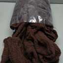 Hyha Couch Cushion Covers, Stretch Sofa Seat Cushion Slipcover, Sectional Couch Covers L Shape with Elastic Bottom for Sectional Sofa(Chaise, Chocolate)