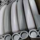 Baby Playpen Kids Activity Centre Safety Play Yard Home Indoor Outdoor New Pen (14panels White Grey)