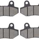 Disc Brake Pads Sets 2 Pairs for go kart Gy6 49cc 50cc 125cc 150cc 200cc 250cc ATV Yerf-Dog Spiderbox 150cc GX150 TaoTao Dirt Bike Roketa Pit Bike Baja Sun Scooter Parts 4 Pieces in Total