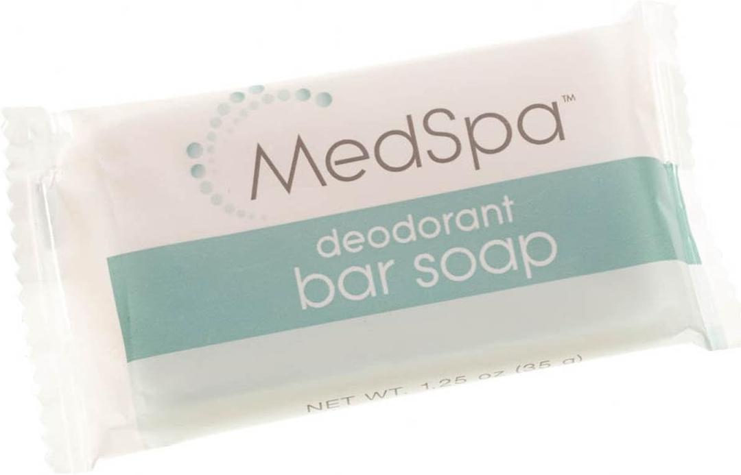 Medline MedSpa Deodorant Bar Soap, 2.25 oz., Hygiene Essential, Pack of 200