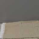 jinchan Linen Valance with Lace Trim Farmhouse Rustic Valance Curtain for Window 16 Inch Small Window Treatment for Living Room Dining Room Semi Sheer Light Filtering Rod Pocket 1 Panel Taupe
