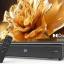 TV Sound Bar, Bluetooth Soundbar with Dolby Digital Surround Audio System for Smart TV, HDMI ARC/Opt/Aux Home Theater Speaker for Game/PC/Projector