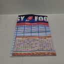 Dreamy Cubby Fantasy Football Draft Board Kit, 5 Feet x 3.3 Feet Board – Premium Color Edition
