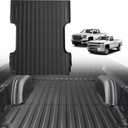 TripleAliners Truck Mat for 2007-2018 Chevy Silverado/GMC Sierra 1500&07-19 2500 HD&11-19 3500HD 6.6FT Accessories, Truck Bed Mat Heavy Duty Custom Fit All Weather TPE Pickup Liner, 2007 New Body Only