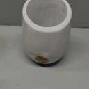 Gusto Nostro Marble Wine Chiller Bucket - 750ml Wine Bottle Cooler and Champagne Chiller for Party, Kitchen, Bar Cart Decor to Chill & Keep Bottles Cold with Unique Wine Lovers Gift Box (White)