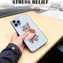 Super Soft Silicone Anti-Collision Sticker - 3D Animal Big Belly Stickers for Doors, Windows, and Home Decor (Shiba Inu, Kitten, Puppy) -6 Pairs