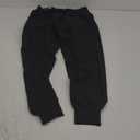 Naivlizer Scrub Pants for Women Jogger Pants Medical Uniform with 5 Pockets (Medium, Black)