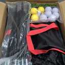 Golf *32.5*16Cm Golf Practice Net With Foldable Triple Golf Mat, All In 1 Golf Hitting Net With Scoreboard And Target, Golf Nets For Chipping Practice For The Backyard, Ideal Christmas Gifts For Men