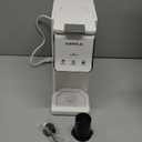 Hot & Iced Coffee Maker, Single Serve Coffee Maker for K Cup & Ground Coffee, Pod Coffee Machine with Bold Setting, Quick Brew & Compact Design, Travel Mug Friendly, White