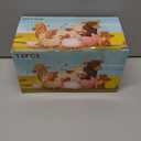 Farm Animal Toy Figure Set, 15Pcs Plastic Kid Farm Animal Toy Playset Cow Horse Goat Sheep Pig Donkey Goose Duck Turkey Chicken Dog Cat Rabbit for Toddler 3-5 5-7