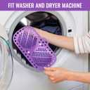 Bra Washing Bag for Laundry, Silicone Lingerie Bags for Washing Delicates, Laundry Bag Washing Machine & Dryer Washing Bags, Maternity Bras, Sports Bras, Sexy (Purple)