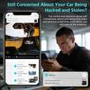 4G LTE Cellular Dash Camera for Cars, 4K Full HD Dual Dash Cam Front and Rear 170° Wide Angle, Anti Theft GPS Tracker, Night Vision, Real-time Alerts with 64GB Card, 24/7 Parking Mode