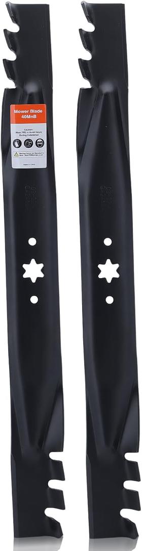 Hipa 46 inch Mower Mulching Blades for Cub Cadet XT1-46 XT1 XT2 LT46 LX46 LTX1046 LTX1045 46'' Deck Lawn Tractor Replace for 942-04290 942-04290-X 942-04244A 942-04244