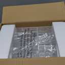 Cq Acrylic 3 Pack Clear Make Up Organizers - Stackable 8 Drawer Organizer for Vanity, Desk, Jewelry, Beauty & Skincare Products