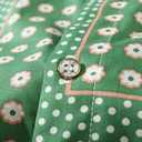 Hawaiian Shirt for Men, Beach Shirts for Men, Tropical Shirts Short Sleeve Floral Casual Button Down (Green, S)