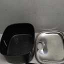 10L/2.64GAL Wireless Water Fountain for Cats Large Dogs for Multi-Pet Homes - Stainless Steel 4000mAh Battery Operated Automatic Pet Water Dispenser with Sensor, Quiet Flowing Bowl - Black