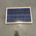 Solar Electric Fence Charger - 5 Joule Fence Energizer 25W Solar Panel Fence Energizer 12V Battery 100Miles Range Electric Fence Energizer Ideal for Livestock, Poultry, Large Animals