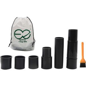 EZ SPARES Universal Vacuum Hose Adapter,Fit 1 3/16 to 1 1/4 to 1 3/4 to 1 1/2 inch Convertor,for All Different Vacuum Reducer Hoses Attachments,Compatible with Common models-6 Pcs