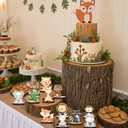 12pcs Safari Centerpieces for Safari Baby Shower Decorations Cute Animals Wild One Birthday Decorations