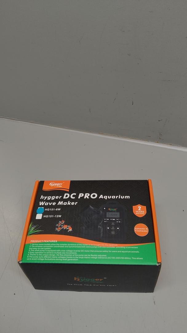 hygger Aquarium Wave Maker with Intelligent Controller, 5 Wave Modes Adjustable Water Flow, Magnetic DC 12V Quiet Aquarium Powerhead for Freshwater Saltwater Coral Reef Tank, 1500GPH