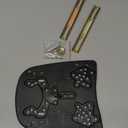 Universal Motorcycle Rear Tail Box Base Plate inPlastic Material Adapter for Motorcycle Rear Luggage Rack Trunk,Black Color Trunk Floor Panel