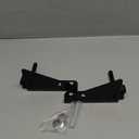 Front Foot Pegs Door Footrest Pegs Foot Rest Pedal With 1941 Style For Jeep Wrangler 2007-2020 Wrangler JK JKU JL JLU (Black, Solid Steel)