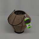 DI SDS HD 9.7in Metal and Jute Lantern