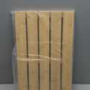 GOBAM Bamboo Bath Mat, Medium, 22.8 x 13 x 1.3 inches - Non-Slip Floor Mat for Bathroom, Spa, Sauna, Kitchen, Indoor & Outdoor Spaces, Shower Mat for Bathroom Decor - Natural