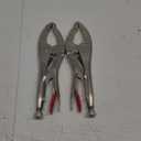 MAXPOWER Locking Pliers, 10-inch Curved Jaw Locking Plier Set, Adjustable Opening Maximum Capacity 2.5"/65mm, Large Jaw Locking Pliers, 2 Pack