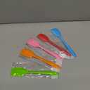 Silicone Spatulas, 8.5 inch Small Rubber Spatula Seamless One Piece Design Heat Resistant Non-Stick Flexible Scrapers Baking Mixing Tool (5 Pieces)