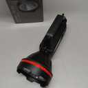 Rechargeable Spotlight Flashlight, High Lumens Handheld Spotlight,LED Searchlight with Shoulder Strap and USB Output for During Hurricane,Emergency, Storms, Outages,Hunting , Hiking, Camping(Black1)