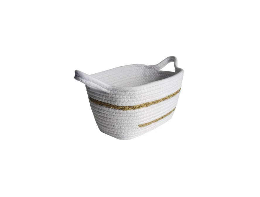 HD Designs Medium Polyester Rope Basket