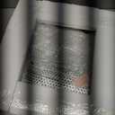 POZINO Round Mirror, 15" Rope Hanging Mirror, Farmhouse Circle Mirrors, Black Metal Frame Wall Mirrors for Bathroom, Bedroom, Living Room, Entryway, Fireplace, Home Decor