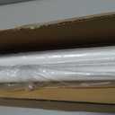 Long Tension Rod 39-144inch White Tension Curtain Rods no Drilling 1.26" Diameter Outdoor Curtain Rod for Patio,Windows,Shower,Doorway,Heavy Duty Spring Rods